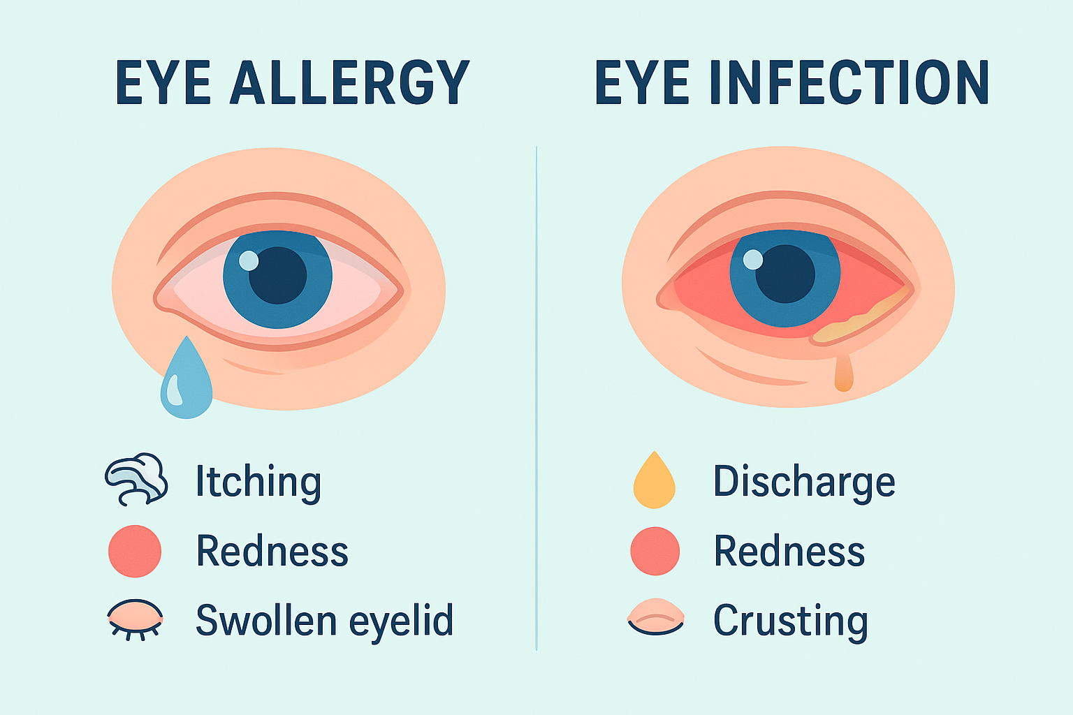 Eye Allergy vs Eye Infection