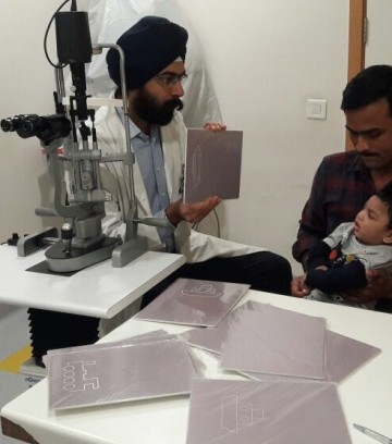 21Pediatric eye exam Cardiff