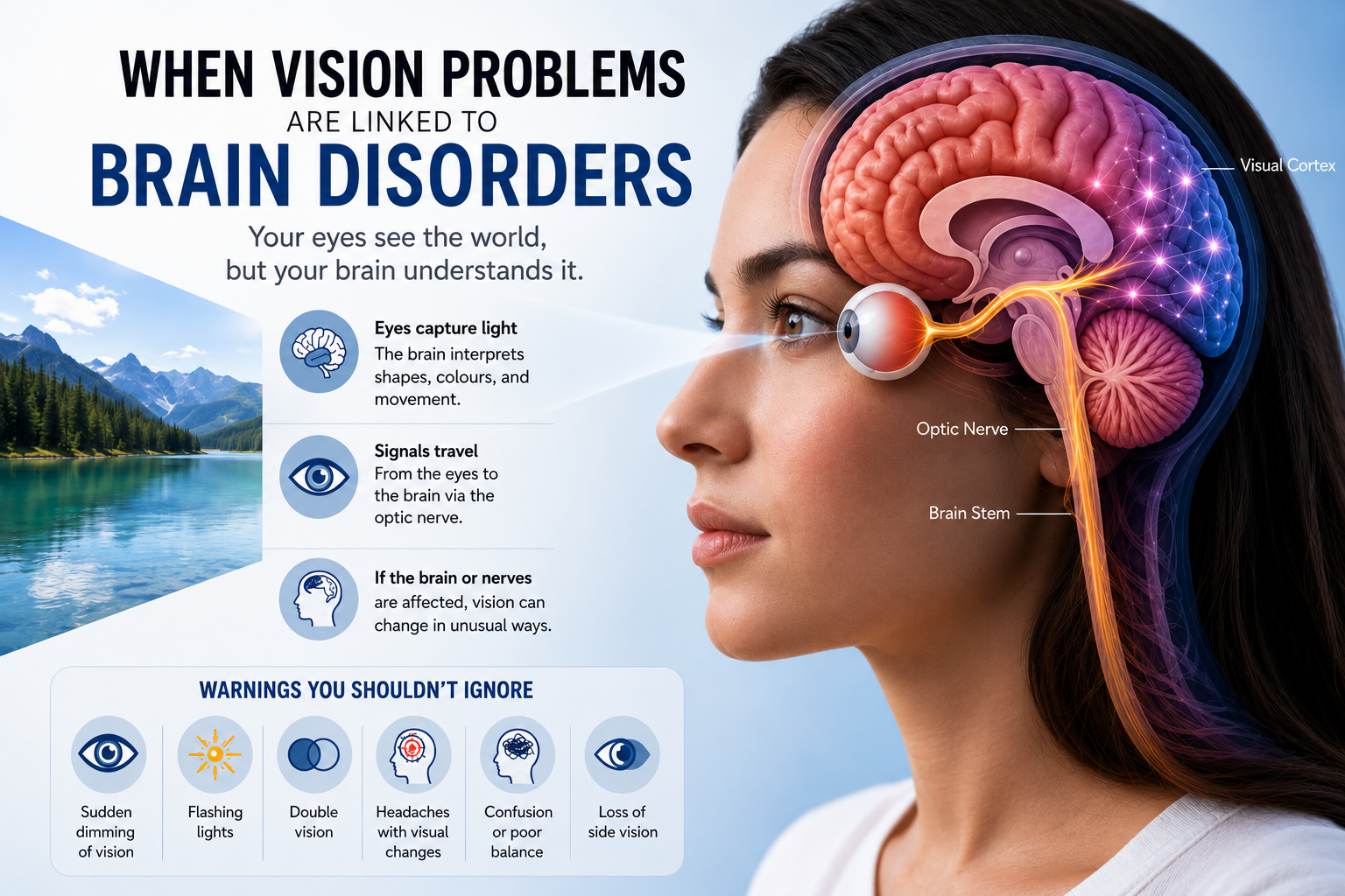 Vision Problems Are Linked to Brain Disorders